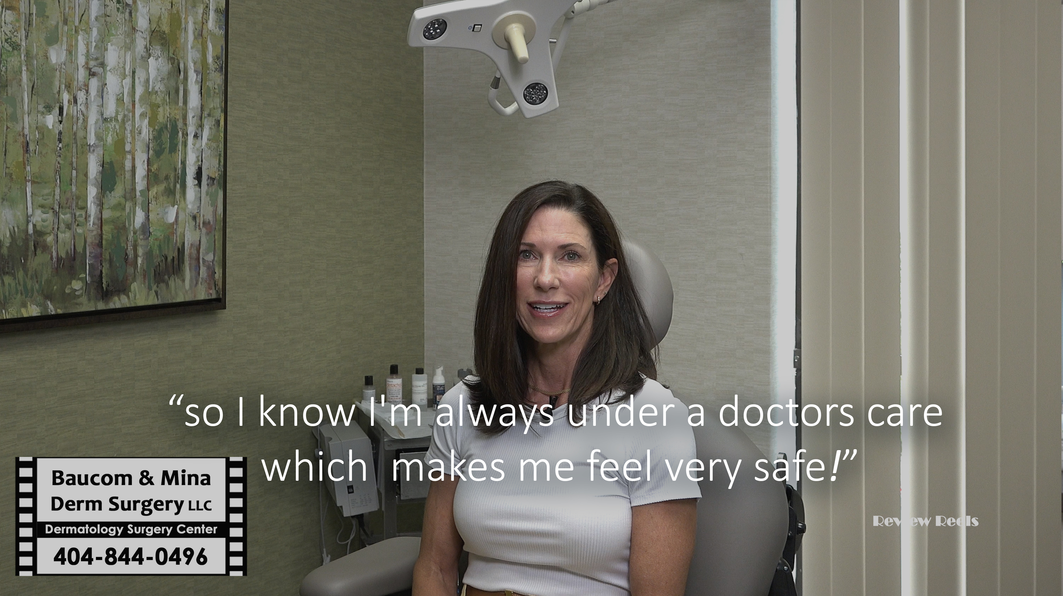 patient reviews cosmetic procedures at baucom & mina derm surgery